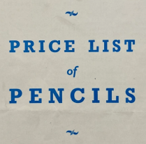 Cumberland Pencil Co. Limited&nbsp;Catalogue