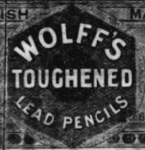 E Wolff and Son’s Toughened Lead&nbsp;pencils